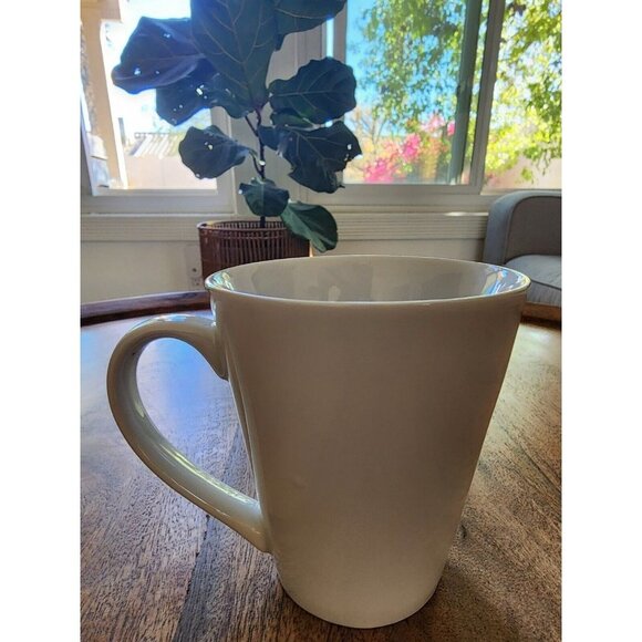 2013 Starbucks Christmas Holiday Red Village Gold Trees Coffee Cup Mug 13oz - Picture 3 of 5